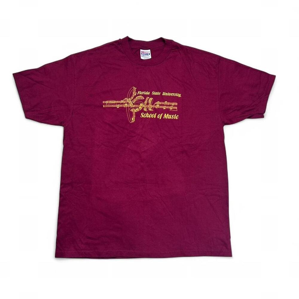 Florida State University FSU Vintage 90s School of Music Hanes T-shirt XL